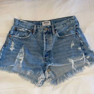 Agolde denim shorts